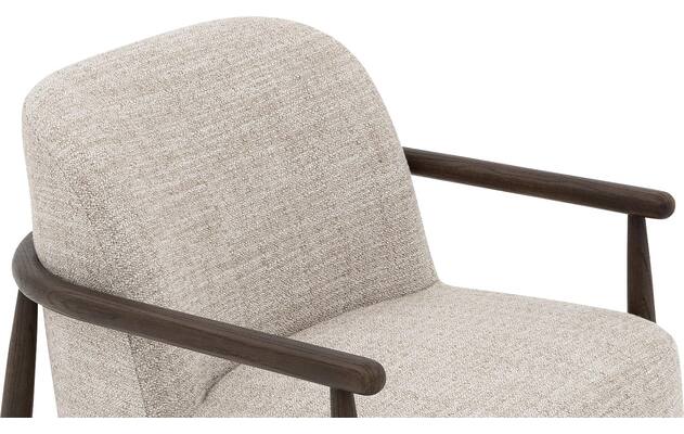 Goossens fauteuil fuzz bruin stof - 8260107-goossens-fuzz-fauteuil-stof-07