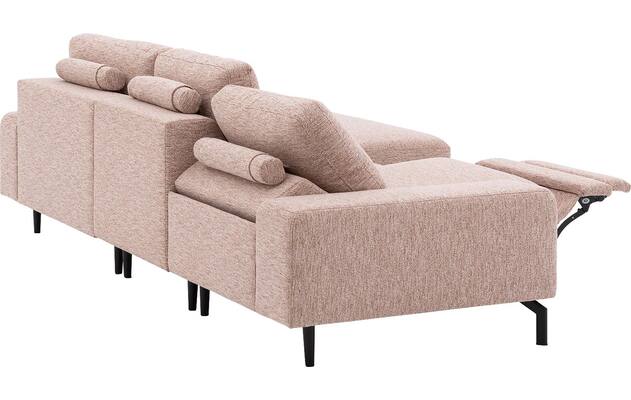 Goossens loungebank valdena roze stof - 8260117-gespiegeld-12