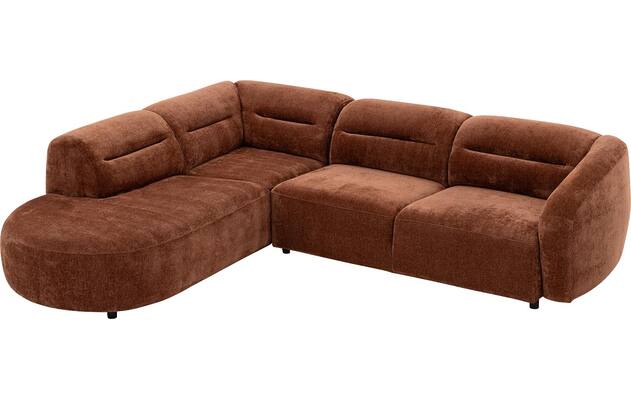 Goossens hoekbank zitra bruin stof - 8260133-gespiegeld-06