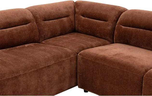Goossens hoekbank zitra bruin stof - 8260133-gespiegeld-08