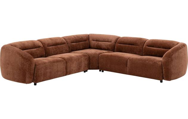 Goossens hoekbank zitra bruin stof - 8260136-gespiegeld-03