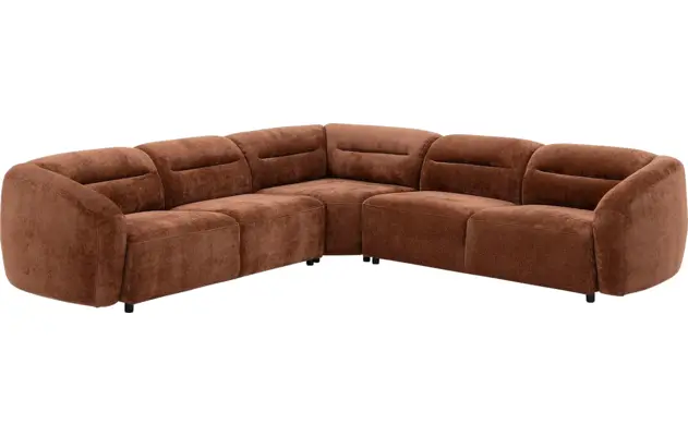 Goossens hoekbank zitra bruin stof - 8260136-gespiegeld-03