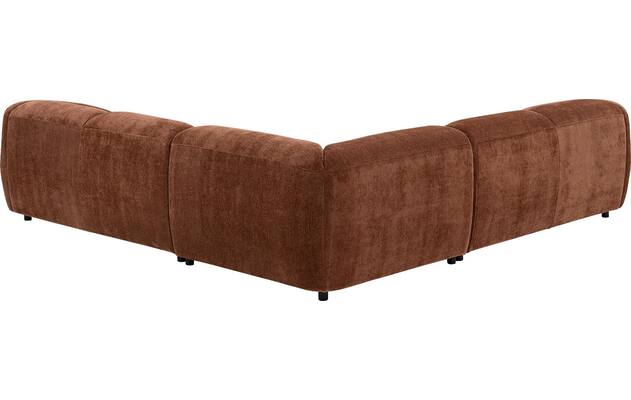 Goossens hoekbank zitra bruin stof - 8260136-gespiegeld-04