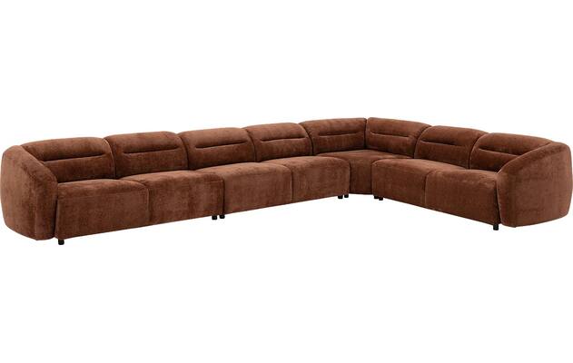 Goossens hoekbank zitra bruin stof - 8260137-goossens-zitra-bank-stof-bruin-02
