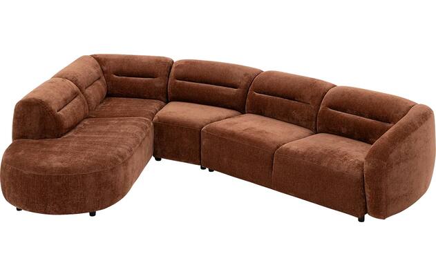 Goossens hoekbank zitra bruin stof - 8260141-gespiegeld-04
