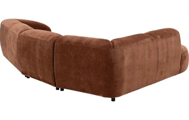 Goossens hoekbank zitra bruin stof - 8260141-gespiegeld-06
