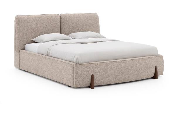 Goossens bedframe luxy storage bruin stof - 8260148-goossens-luxy-storage-bedframe-stof-01