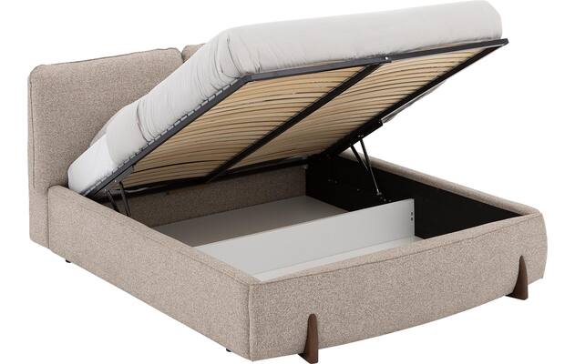 Goossens bedframe luxy storage bruin stof - 8260148-goossens-luxy-storage-bedframe-stof-11