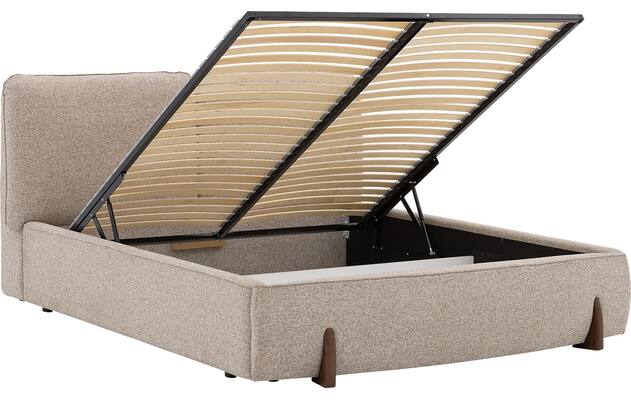 Goossens bedframe luxy storage bruin stof - 8260148-goossens-luxy-storage-bedframe-stof-15