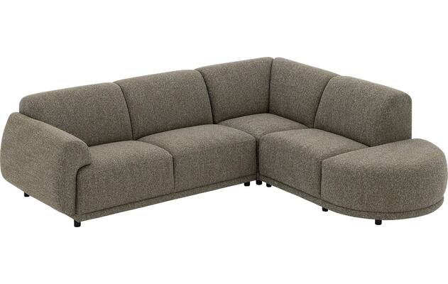Goossens hoekbank benk groen stof - 8260152-goossens-benk-bank-stof-groen-04