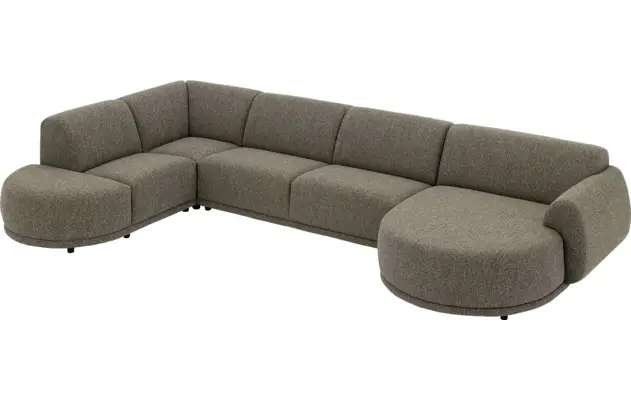 Goossens u bank benk groen stof - 8260153-goossens-benk-bank-stof-groen-04