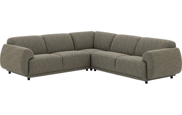 Goossens hoekbank benk groen stof - 8260155-goossens-benk-bank-stof-groen-02