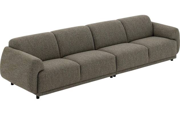 Goossens zitbank benk groen stof - 8260156-goossens-benk-bank-stof-groen-04