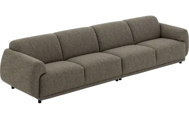 Goossens zitbank benk groen stof - 8260156-goossens-benk-bank-stof-groen-04