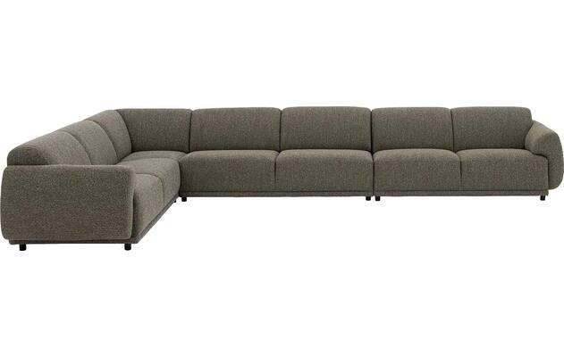 Goossens hoekbank benk groen stof - 8260157-gespiegeld-13