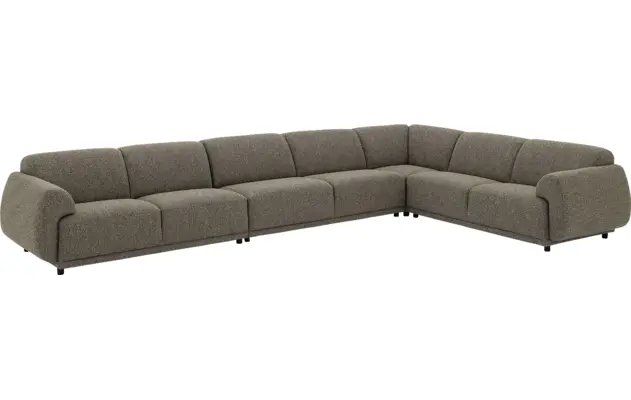 Goossens hoekbank benk groen stof - 8260157-goossens-benk-bank-stof-groen-02