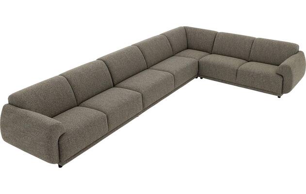 Goossens hoekbank benk groen stof - 8260157-goossens-benk-bank-stof-groen-05