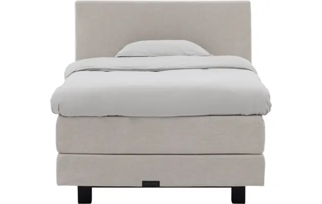 Goossens boxspring compleet flex dream 120 beige stof - 8260226-goossens-flex-dream-120-boxspring-stof-04