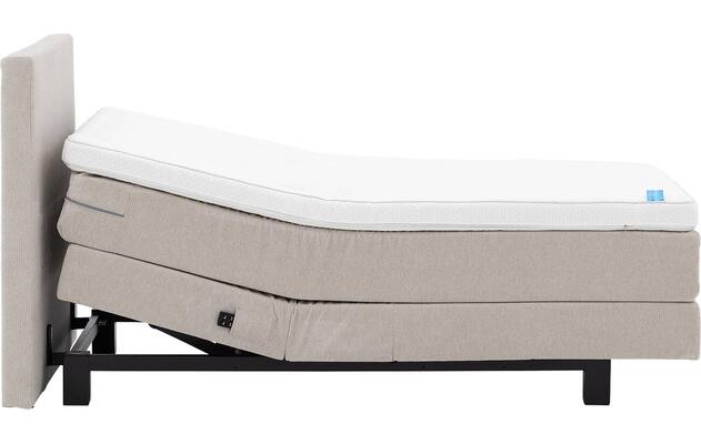 Goossens boxspring compleet flex dream 120 beige stof - 8260226-goossens-flex-dream-120-boxspring-stof-07