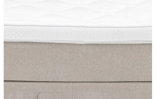 Goossens boxspring compleet flex dream 120 beige stof - 8260226-goossens-flex-dream-120-boxspring-stof-14