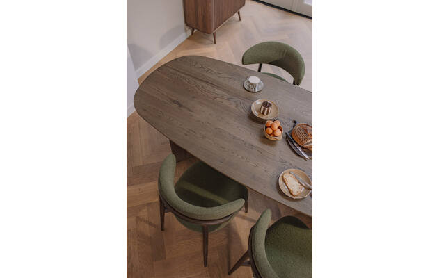 Goossens eettafel slim bruin eiken - 8260229-goossens-slim-eettafel-eiken-bruin-09