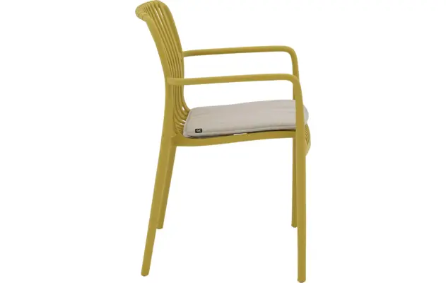 Goossens tuinstoel jelke geel kunststof - 8260246-goossens-jelke-tuinstoelen-kunststof-03