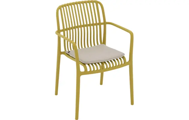 Goossens tuinstoel jelke geel kunststof - 8260246-goossens-jelke-tuinstoelen-kunststof-05