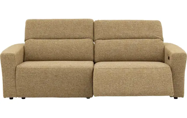 Goossens zitbank comoda geel stof - 8260249-gespiegeld-03