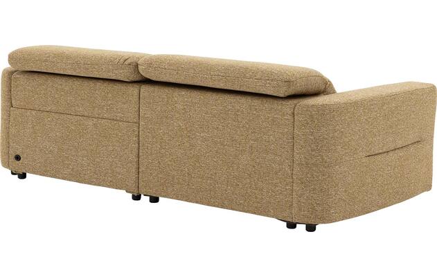Goossens zitbank comoda geel stof - 8260249-gespiegeld-07