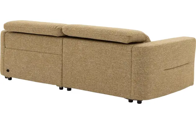 Goossens zitbank comoda geel stof - 8260249-gespiegeld-07