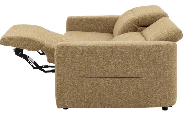 Goossens zitbank comoda geel stof - 8260249-gespiegeld-11