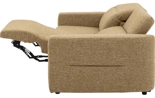 Goossens zitbank comoda geel stof - 8260249-gespiegeld-12