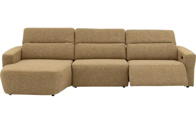 Goossens loungebank comoda geel stof - 8260250-gespiegeld-03