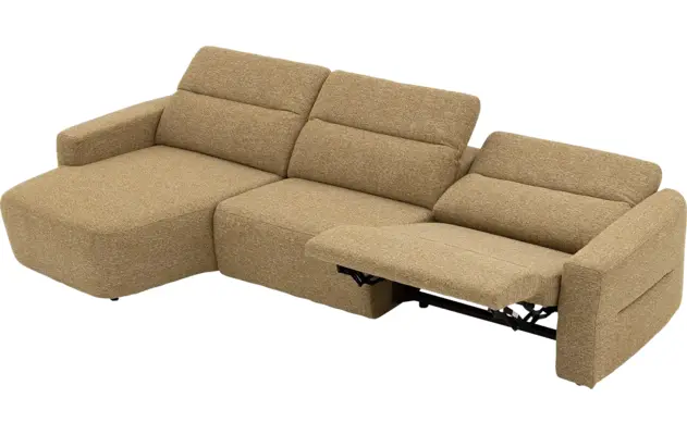 Goossens loungebank comoda geel stof - 8260250-gespiegeld-07