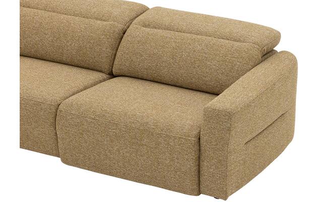 Goossens loungebank comoda geel stof - 8260250-gespiegeld-10