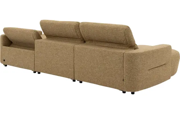 Goossens loungebank comoda geel stof - 8260250-gespiegeld-20
