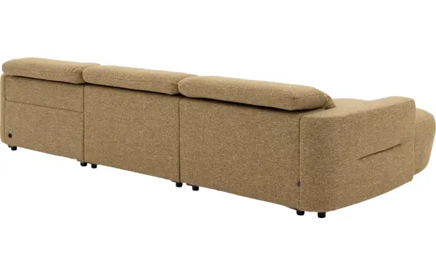 Goossens loungebank comoda geel stof - 8260250-gespiegeld-21