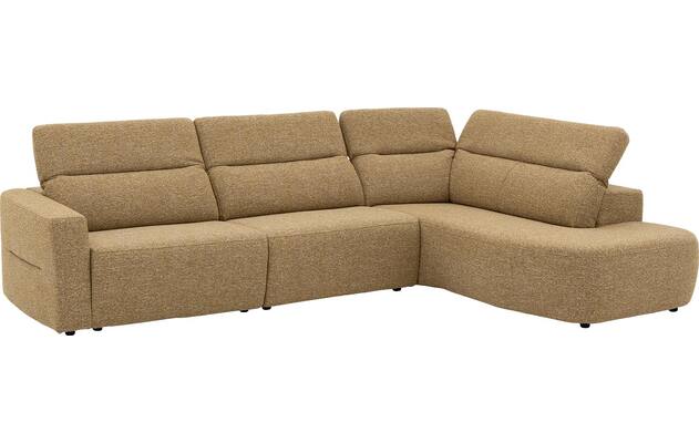 Goossens hoekbank comoda geel stof - 8260251-gespiegeld-04
