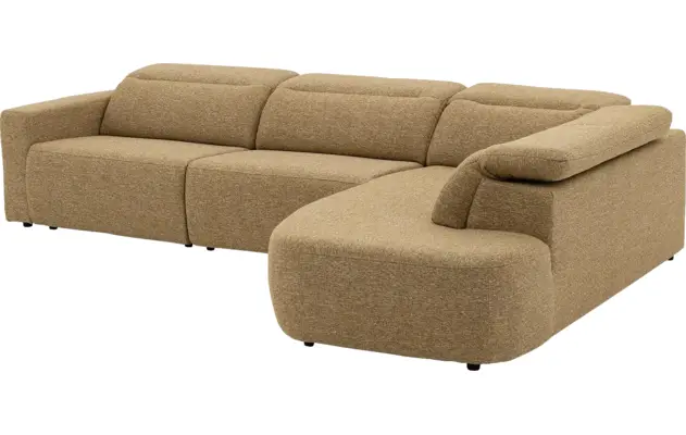 Goossens hoekbank comoda geel stof - 8260251-gespiegeld-08