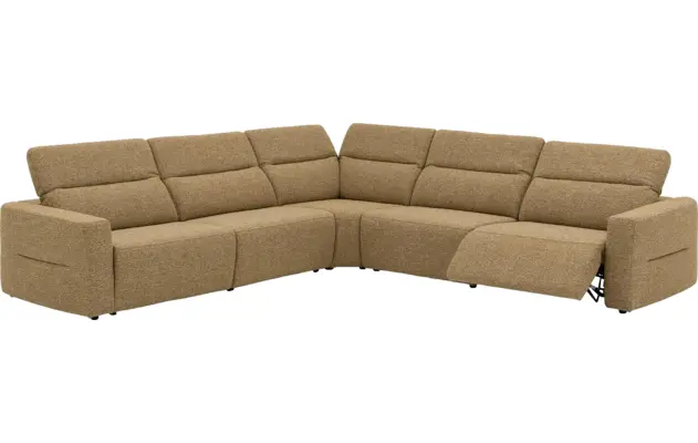Goossens hoekbank comoda geel stof - 8260252-gespiegeld-04