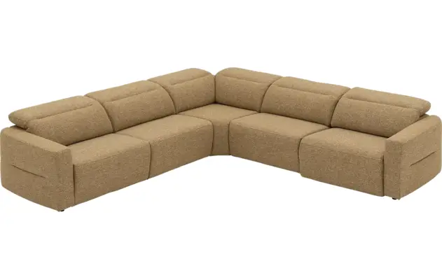 Goossens hoekbank comoda geel stof - 8260252-gespiegeld-06