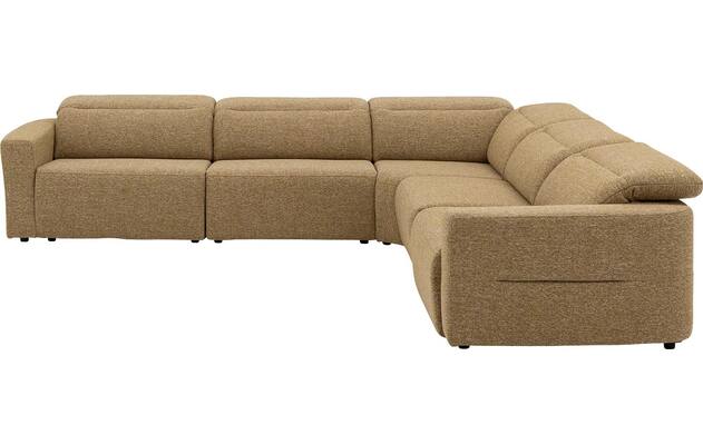Goossens hoekbank comoda geel stof - 8260252-gespiegeld-12