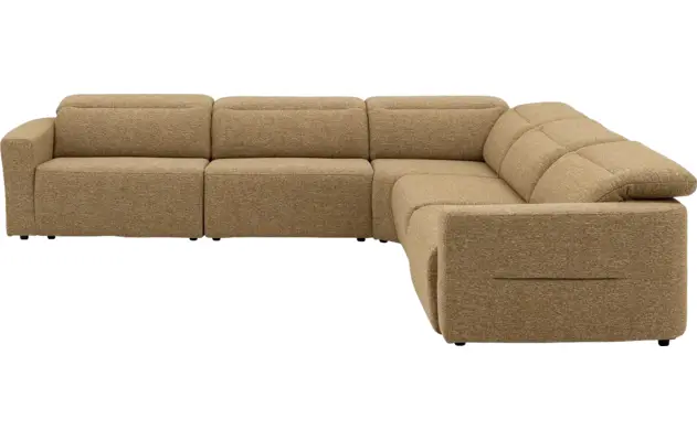 Goossens hoekbank comoda geel stof - 8260252-gespiegeld-12