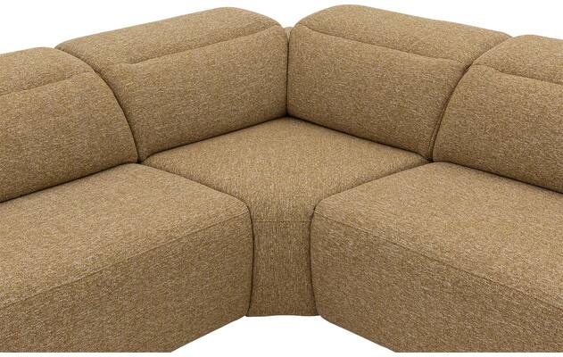 Goossens hoekbank comoda geel stof - 8260252-gespiegeld-18