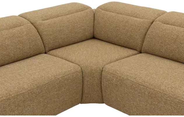 Goossens hoekbank comoda geel stof - 8260252-gespiegeld-18