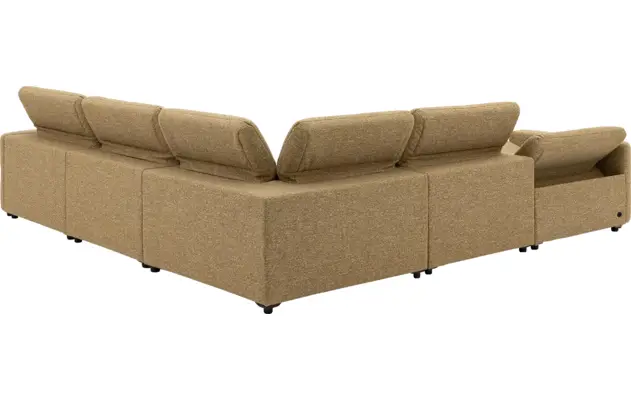 Goossens hoekbank comoda geel stof - 8260252-goossens-comoda-bank-stof-geel-14