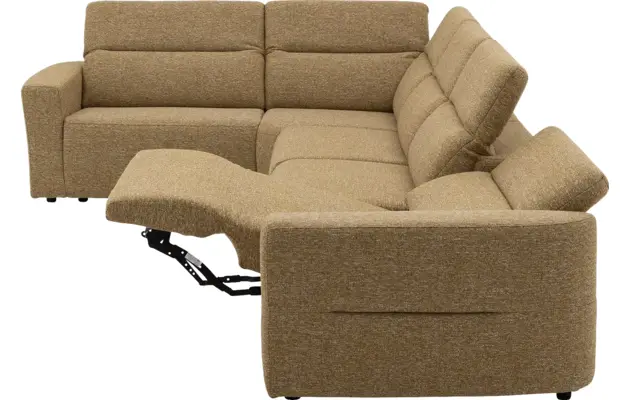 Goossens hoekbank comoda geel stof - 8260255-gespiegeld-07