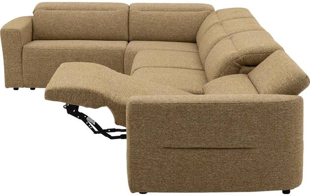 Goossens hoekbank comoda geel stof - 8260255-gespiegeld-08