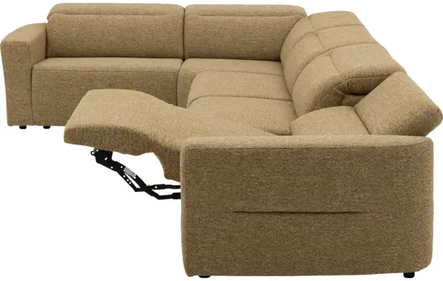 Goossens hoekbank comoda geel stof - 8260255-gespiegeld-08