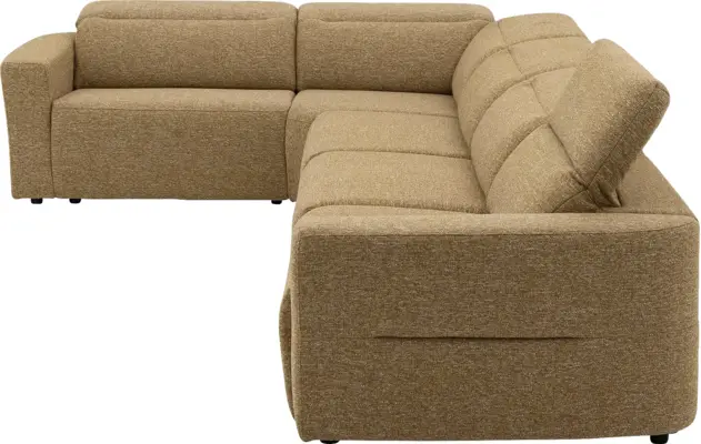 Goossens hoekbank comoda geel stof - 8260255-gespiegeld-10